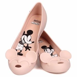 Melissa Mickey Pink Flats